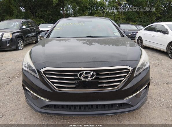 5NPE34AF2GH338939 2016 HYUNDAI SONATA Black Вид щитка приладів