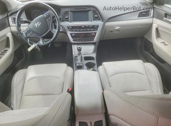 5NPE34AF2GH350198 2016 HYUNDAI SONATA Красный Вид панели приборов
