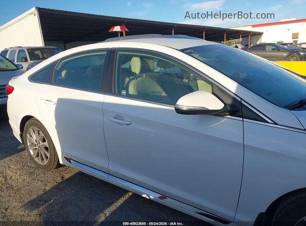 5NPE34AF2GH390362 2016 HYUNDAI SONATA White Вид задньої частини салону