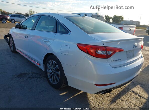 5NPE34AF2GH390362 2016 HYUNDAI SONATA White Задня ліва чверть