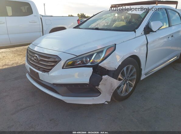 5NPE34AF2GH390362 2016 HYUNDAI SONATA White 