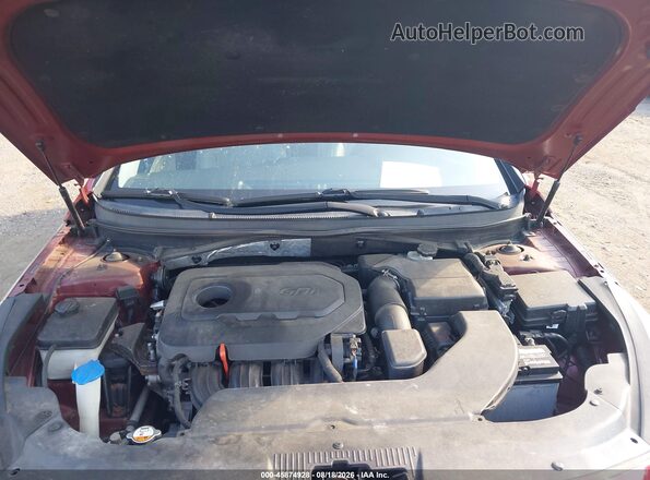 5NPE34AF2GH401666 2016 HYUNDAI SONATA Красный Вид сзади