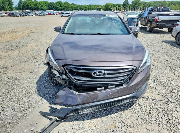5NPE34AF2GH412246 2016 HYUNDAI SONATA Black წინა ხედი
