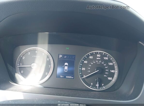 5NPE34AF2GH427653 2016 HYUNDAI SONATA Белый Вид задних сидений