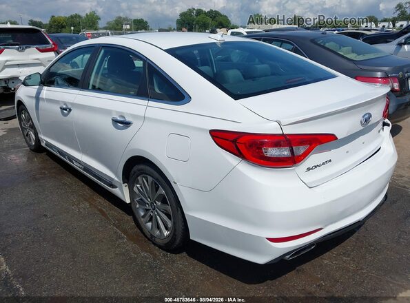5NPE34AF2GH427653 2016 HYUNDAI SONATA Белый Задняя левая четверть