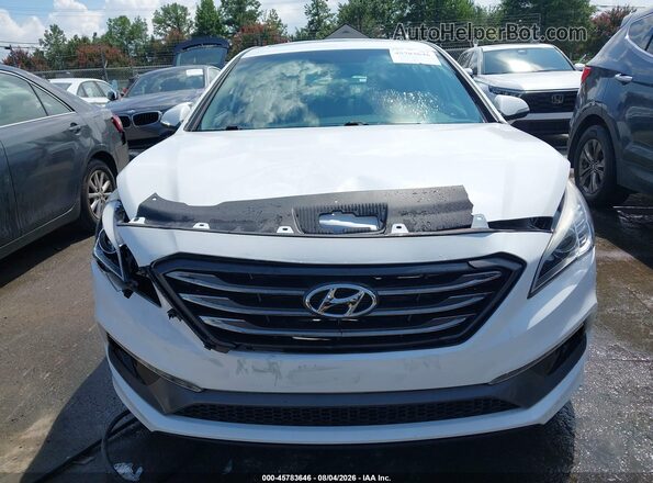 5NPE34AF2GH427653 2016 HYUNDAI SONATA Белый Вид щитка приборов