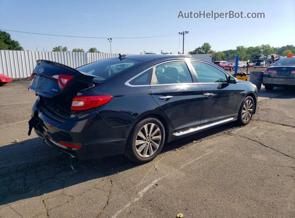 5NPE34AF2GH428107 2016 HYUNDAI SONATA Black Rear right