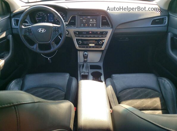 5NPE34AF2GH428107 2016 HYUNDAI SONATA Black Dashboard view