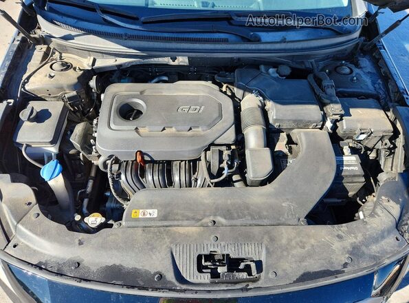 5NPE34AF2HH479172 2017 HYUNDAI SONATA Black Вид задньої частини салону