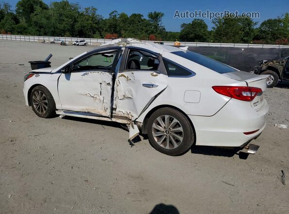 5NPE34AF2HH499485 2017 HYUNDAI SONATA White Tył lewy