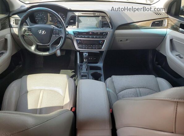 5NPE34AF2HH523297 2016 HYUNDAI SONATA Black Dashboard view