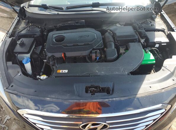 5NPE34AF2HH523297 2016 HYUNDAI SONATA Black Rear interior view
