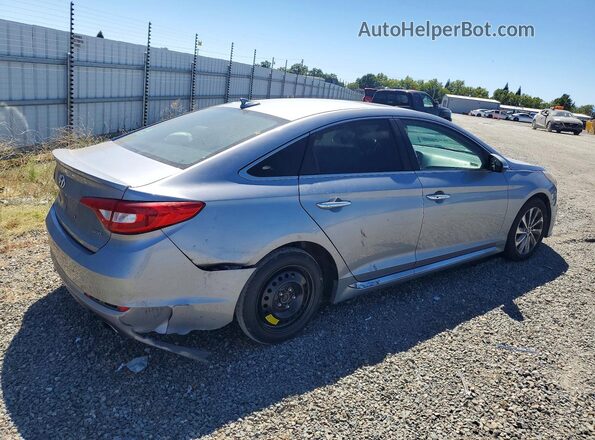 5NPE34AF2HH529908 2017 HYUNDAI SONATA Silver უკანა მარჯვენა