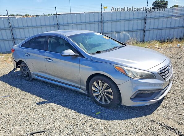5NPE34AF2HH529908 2017 HYUNDAI SONATA Silver წინა მარჯვენა