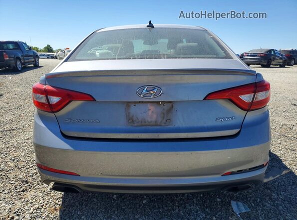 5NPE34AF2HH529908 2017 HYUNDAI SONATA Silver უკანა ხედი
