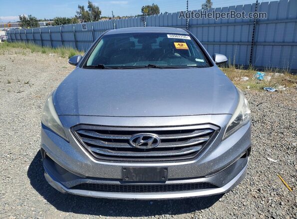 5NPE34AF2HH529908 2017 HYUNDAI SONATA Silver წინა ხედი
