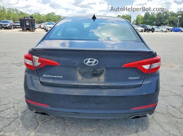 5NPE34AF2HH543839 2017 HYUNDAI SONATA Black Widok z tyłu