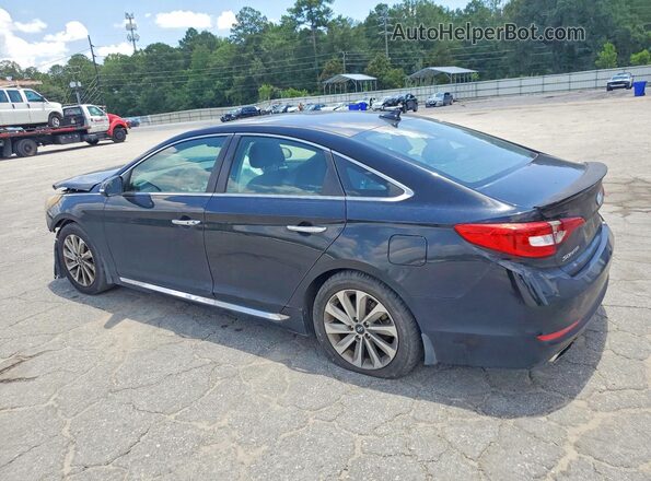 5NPE34AF2HH543839 2017 HYUNDAI SONATA Black Tył lewy