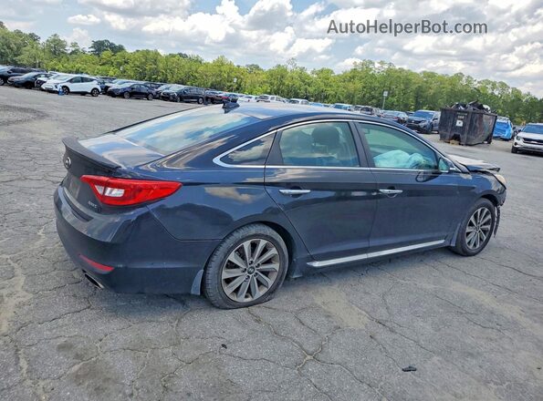5NPE34AF2HH543839 2017 HYUNDAI SONATA Black Tył prawy