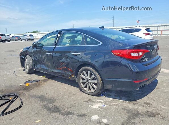 5NPE34AF2HH548846 2017 HYUNDAI SONATA Black Tył lewy