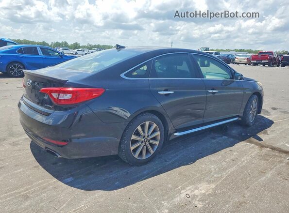 5NPE34AF2HH548846 2017 HYUNDAI SONATA Black Tył prawy