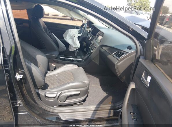 5NPE34AF2HH582575 2017 HYUNDAI SONATA Black Vista interior delantera