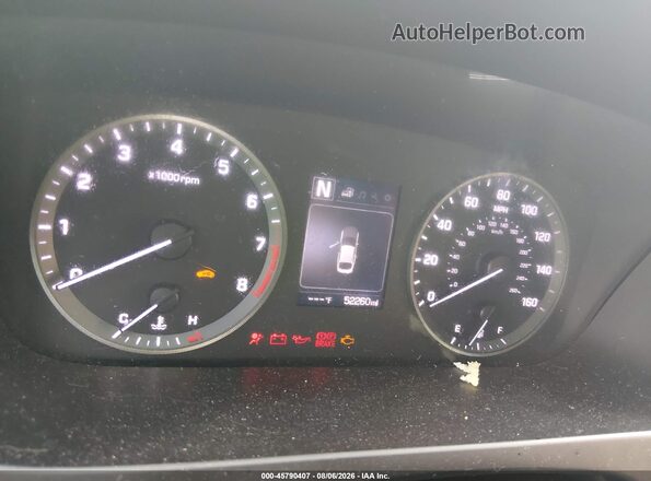 5NPE34AF2HH582575 2017 HYUNDAI SONATA Black Vista de los asientos traseros