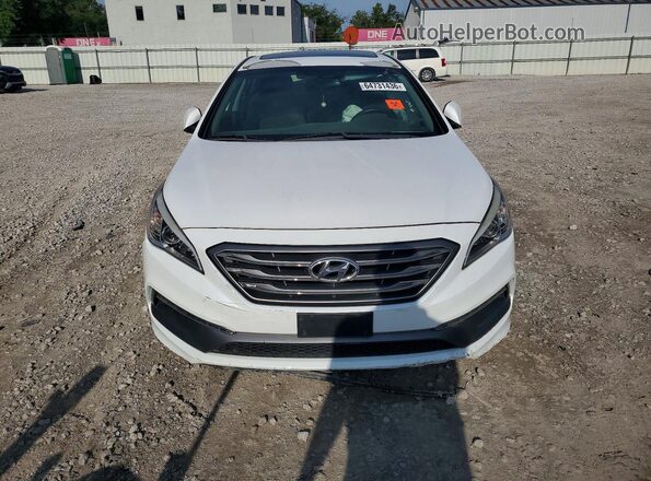 5NPE34AF2HH584469 2017 HYUNDAI SONATA White Вид спереду