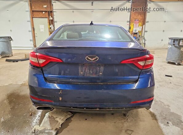 5NPE34AF2HH587971 2017 HYUNDAI SONATA Blue Vista trasera