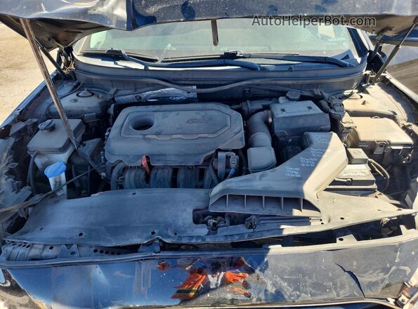 5NPE34AF2JH600093 2018 HYUNDAI SONATA Черный Вид задней части салона