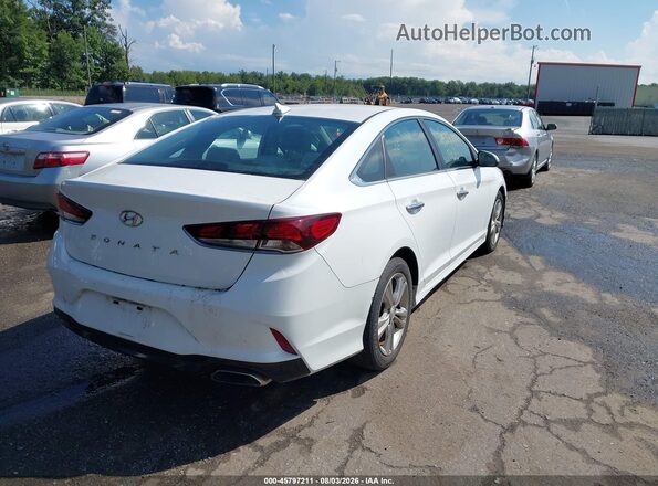 5NPE34AF2JH601616 2018 HYUNDAI SONATA White Հետևի աջ