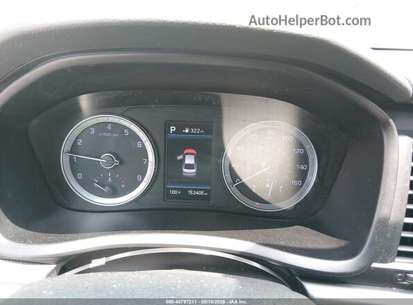 5NPE34AF2JH601616 2018 HYUNDAI SONATA White Հետևի նստատեղերի տեսք