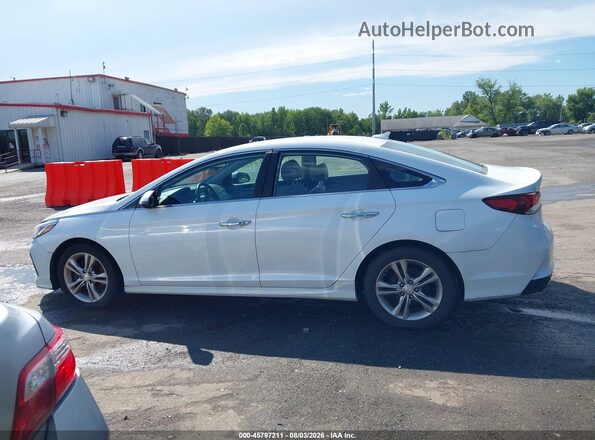 5NPE34AF2JH601616 2018 HYUNDAI SONATA White Սալոնի 360 աստիճան տեսք