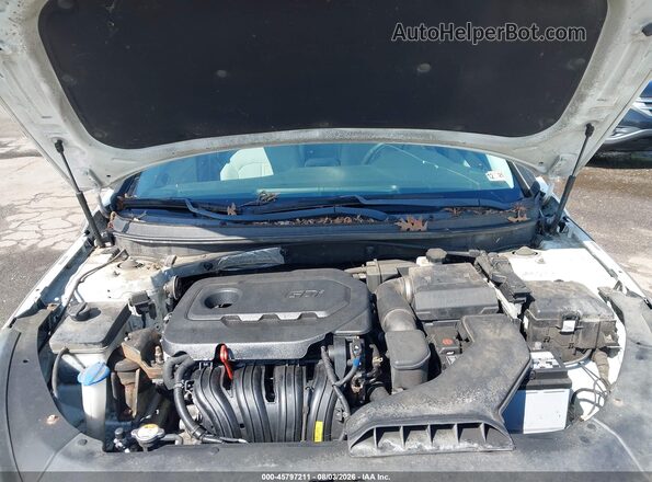 5NPE34AF2JH601616 2018 HYUNDAI SONATA White Հետևի տեսք