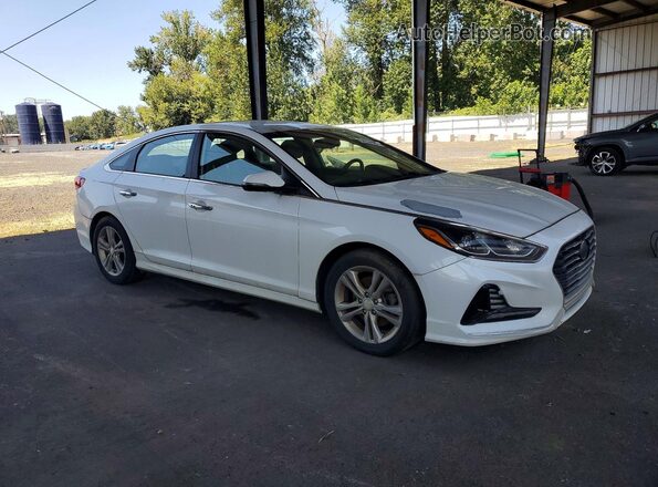5NPE34AF2JH606413 2018 HYUNDAI SONATA White Front right