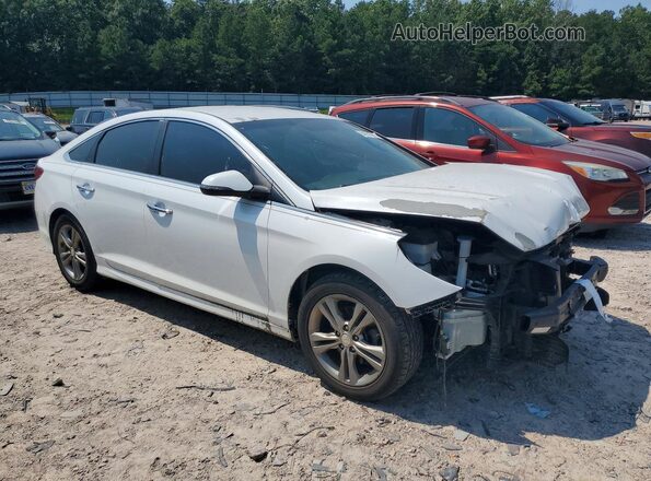 5NPE34AF2JH618514 2018 HYUNDAI SONATA White Front right