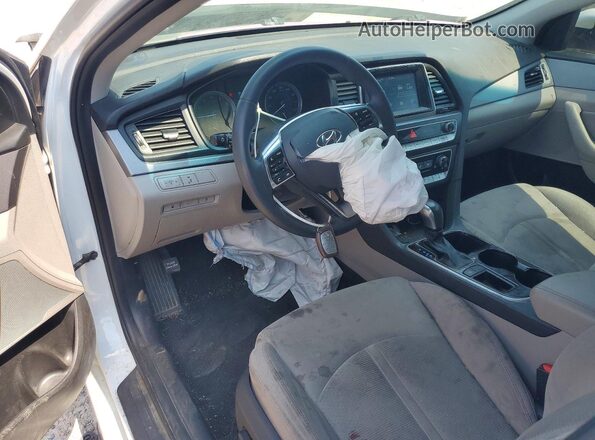 5NPE34AF2JH618514 2018 HYUNDAI SONATA White Dashboard view