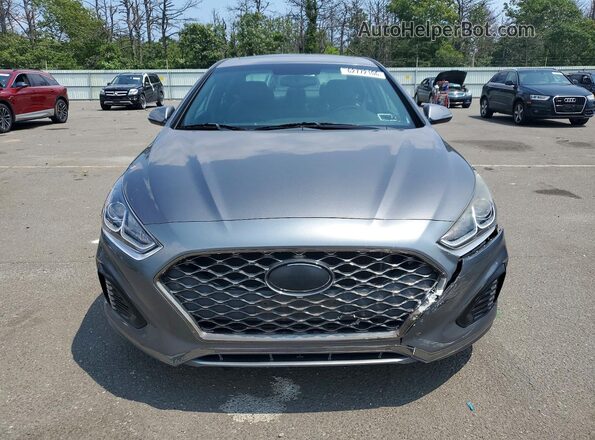 5NPE34AF2JH620442 2018 HYUNDAI SONATA Серый Вид спереди