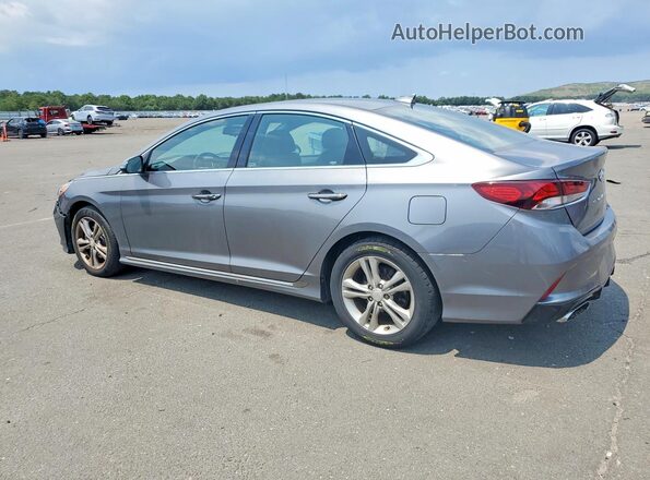 5NPE34AF2JH620442 2018 HYUNDAI SONATA Серый Задняя левая четверть
