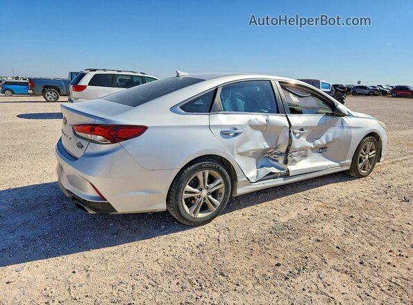5NPE34AF2JH624796 2018 HYUNDAI SONATA Silver Rear right