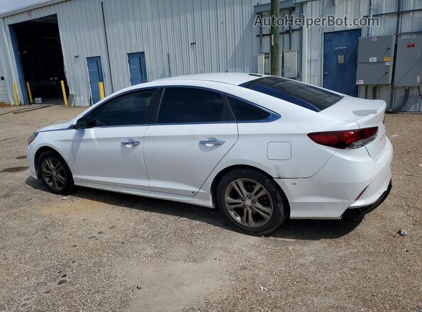 5NPE34AF2JH636799 2018 HYUNDAI SONATA White Tył lewy