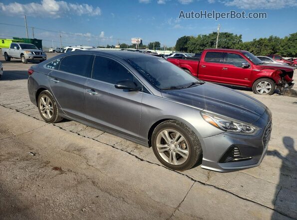 5NPE34AF2JH640593 2018 HYUNDAI SONATA Charcoal Przód prawy