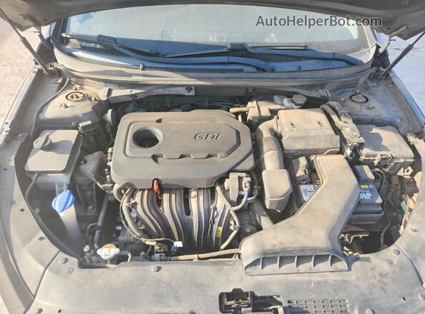 5NPE34AF2JH640593 2018 HYUNDAI SONATA Charcoal Widok wnętrza z tyłu