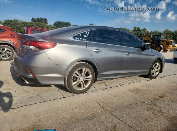 5NPE34AF2JH640593 2018 HYUNDAI SONATA Charcoal Tył prawy