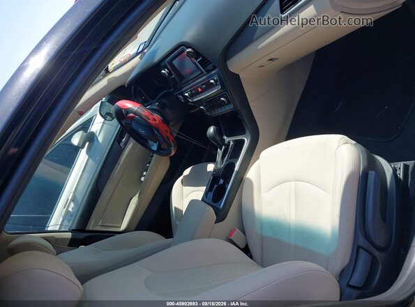 5NPE34AF2JH640805 2018 HYUNDAI SONATA Black Front interior view