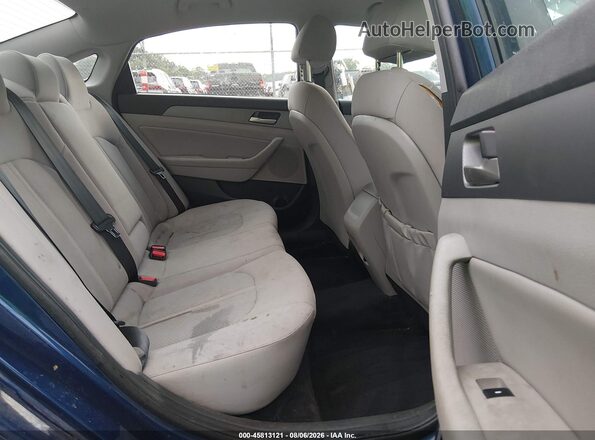 5NPE34AF2JH658964 2018 HYUNDAI SONATA Синий Вид наклейки с VIN-кодом