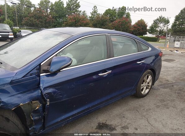5NPE34AF2JH658964 2018 HYUNDAI SONATA Синий 