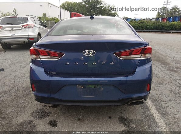 5NPE34AF2JH658964 2018 HYUNDAI SONATA Синий 