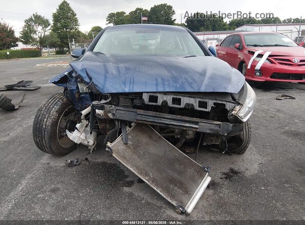 5NPE34AF2JH658964 2018 HYUNDAI SONATA Синий Вид задней части салона