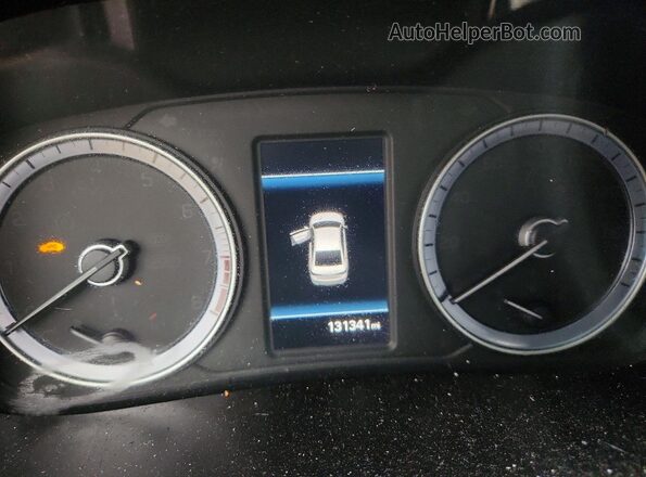 5NPE34AF2JH665039 2018 HYUNDAI SONATA Синий Вид щитка приборов